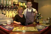 Do you remenber Paul and Maggie Davis? They were owners of Truffles restaurant. Pictured in April 2001.