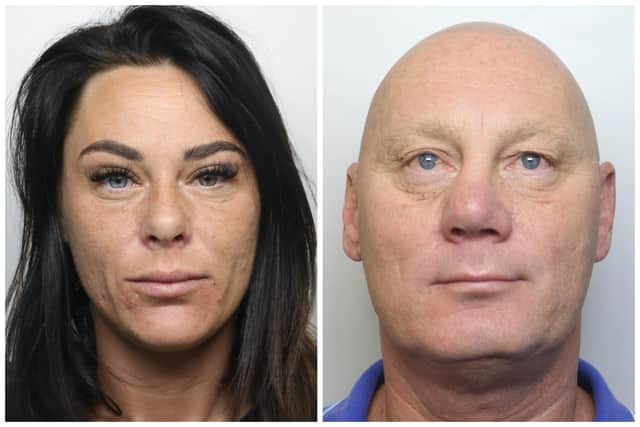 Georgina and Paul Pepper were jailed this week for the vicious attack on Paul's ex partner. (pics by WYP)