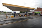 A woman was taken to hospital with a broken leg after being hit by a car at Linden Service Station in Leeds on Tuesday. Picture by Google