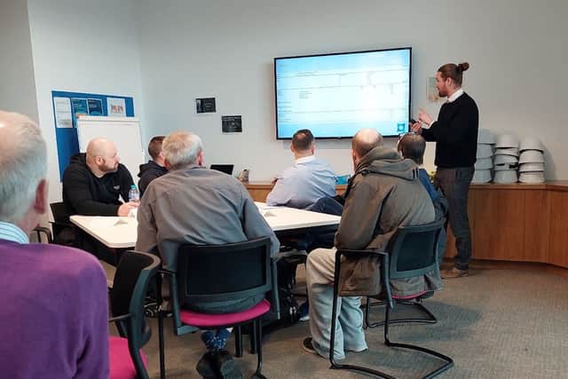 We Are Enterprise Recruitment co founder James McBride conducts an employability workshop