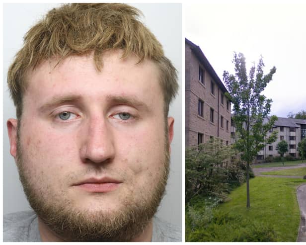 Nicholas Rees was jailed for having explosive substances at his halls of residence room at Oxley Hall in Leeds. (pic by WYP / Google Maps)