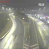 The A1(M) has been closed near Leeds