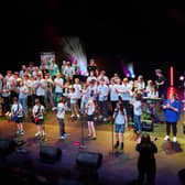 Real-life "school of rock" LS18 Rocks have released their rebooted version of the Leeds United classic Marching on Together along with a music video featuring a number of well known Leeds faces. Picture by LS18 Rocks