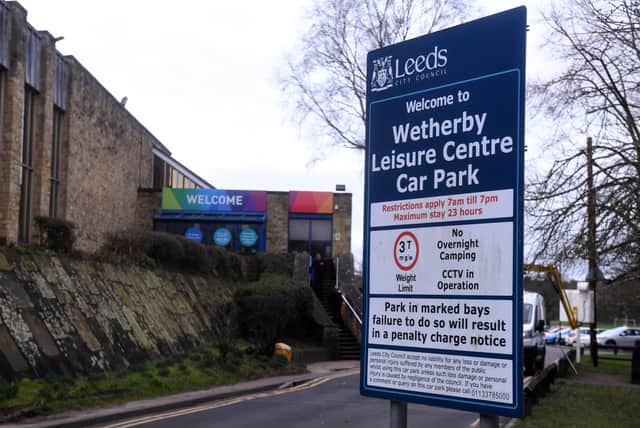 Wetherby Leisure Centre has been closed for two days. Picture: Simon Hulme