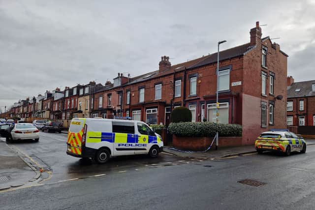 A cordon has been in place on Brown Hill Terrace throughout the last two days.