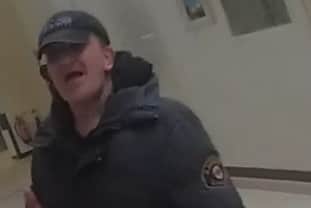 Police investigating a 'serious offence' in Leeds have released this image of a man wanted in connection with the incident. He has been urged to seek medical help. Photo: West Yorkshire Police.