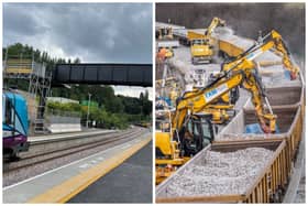 Upgrades in the Morley area will include track drainage and cabling work. Pictures: NW/Network Rail
