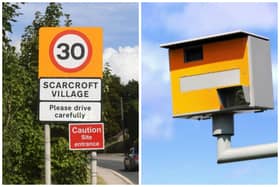 Works have begun on installing a fixed position speed camera on the A58 in Scarcroft. Pictures: NW/Stock