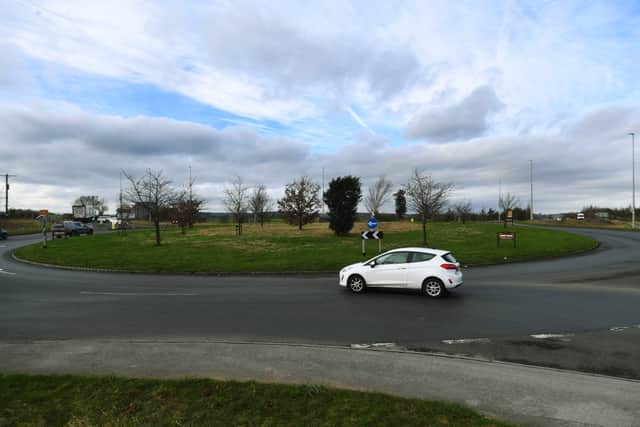 Wattle Syke roundabout will be closed for a period of evening closures in March. Picture: Jonathan Gawthorpe