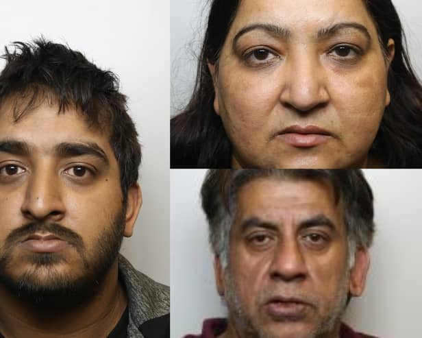 Asgar Sheikh, 31, was jailed for seven years and nine months along with his father, Khalid Sheikh, 55, and his mother, Shabnam Sheikh, 52 (Photo by West Yorkshire Police)
