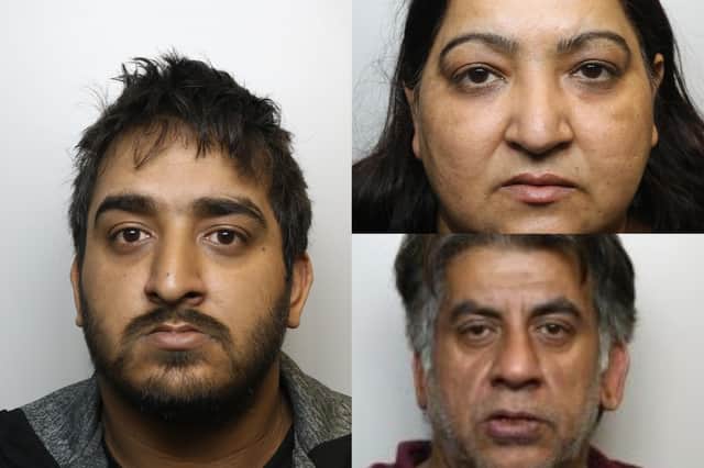 Asgar Sheikh, 31, was jailed for seven years and nine months along with his father, Khalid Sheikh, 55, and his mother, Shabnam Sheikh, 52 (Photo by West Yorkshire Police)