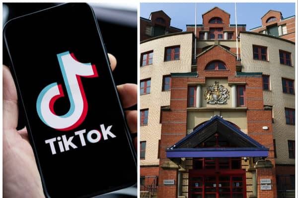 Wong, a TikTok influencer, attacked the woman while she was sat in her car (pics by Getty / National World)