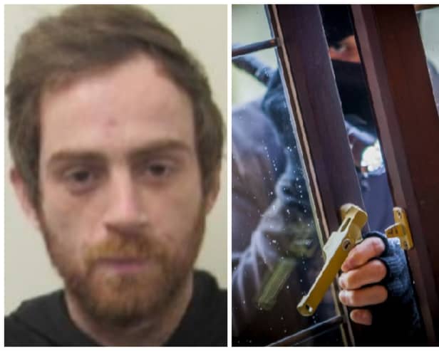Dale Bruce broke into shops and a home to feed his crack habit. (pics by WYP / National World)