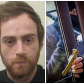 Dale Bruce broke into shops and a home to feed his crack habit. (pics by WYP / National World)