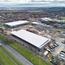 Drone footage shows great progress at  St Georges Retail Park in Middleton, South Leeds. Picture by Savills
