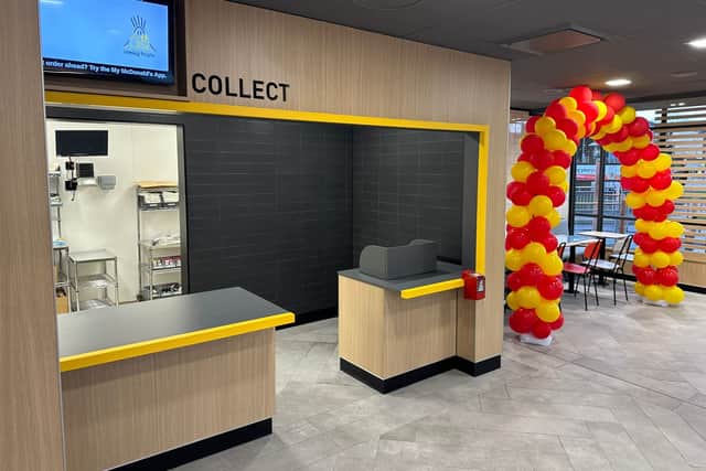 The revamp includes dedicated areas for ordering and the removal of the front counters to make more space. Photo: McDonalds.