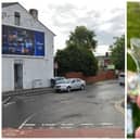The incident spilled out on to Burton Road when Santos attacked the man with a bottle. (library pics by Google Maps / submitted)