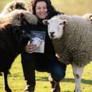 Grace Olson mainly treats people with terminal illnesses. Therapy sheep - and animals - can help people open up about their worries and fears. Photo: Submitted