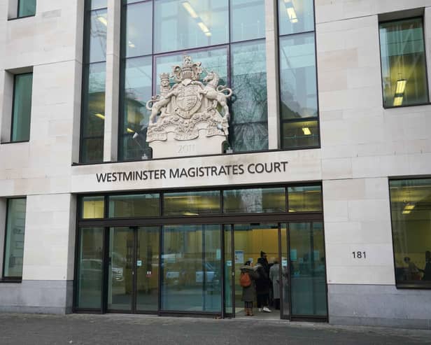 Yousef was sentenced to 16 weeks’ imprisonment suspended for two years at Westminster Magistrates’ Court. Picture: PA Wire