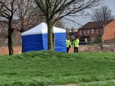 The body was found on the park by Walter Crescent in East End Park