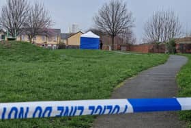 Police have been called to Richmond Hill playground, in the East End Park area in Leeds, after a woman's body was found