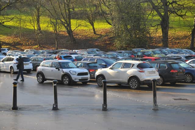 The council has confirmed that six sites in and around Roundhay Park, including the Lakeside Car Park, are being considered for parking charges. Photo: Steve Riding.