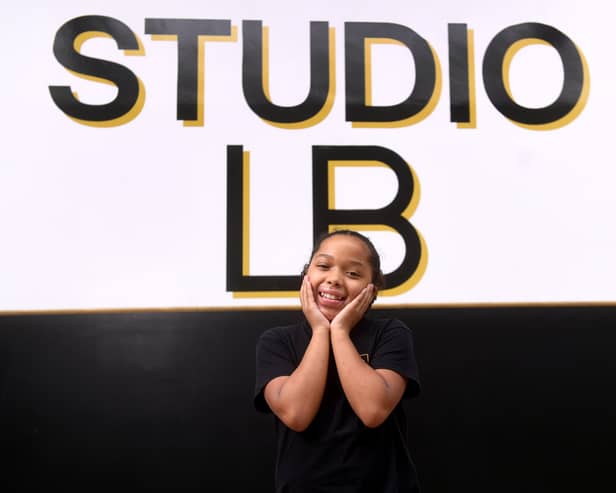 Raniah Morton is a student at LB Academy, a performing arts school in Bramley. Photo: Simon Hulme 