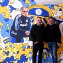 Artists Nicolas Dixon Lee Buccilli have painted the Leeds United mural for a purpose built summerhouse/bar in Calverley.