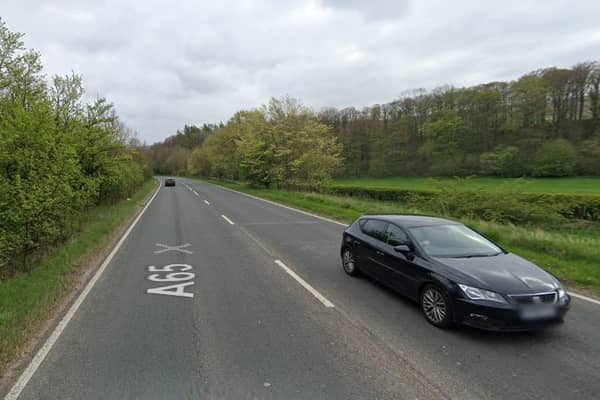 The A65 was closed after the crash on Friday between Ilkley and Addingham