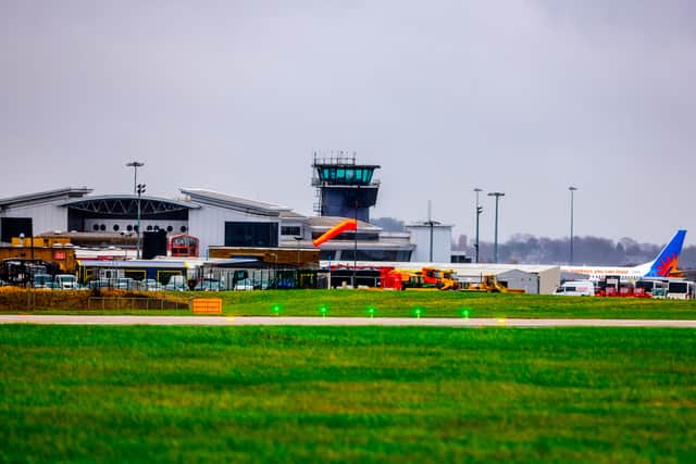 Leeds Bradford Airport is the largest airport in Yorkshire.