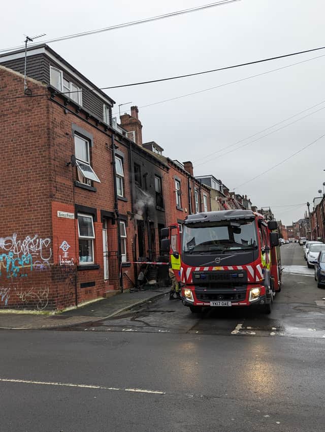 Fire crews from Leeds, Moortown and Hunslet responded to the scene on Harold Street.