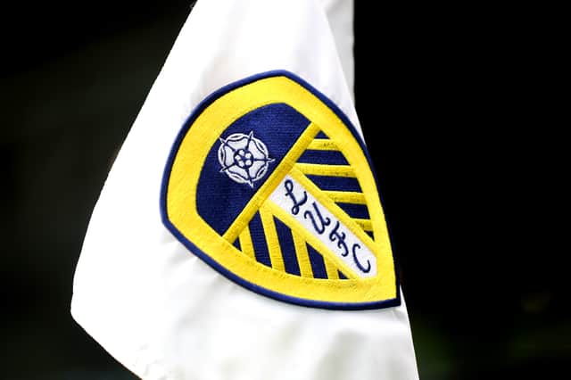 Leeds United flag.