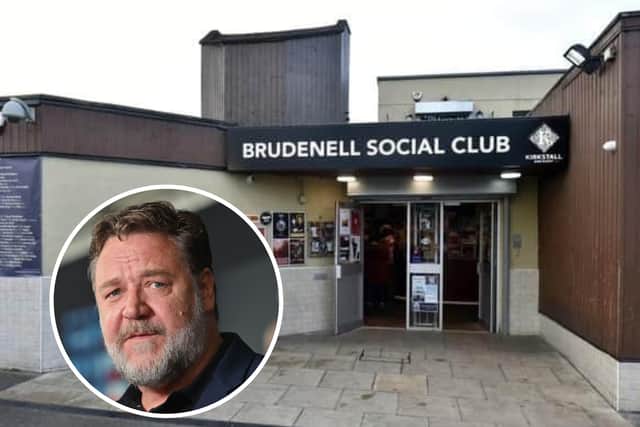 Russell Crowe will perform at the Brudenell Social Club in Leeds in July