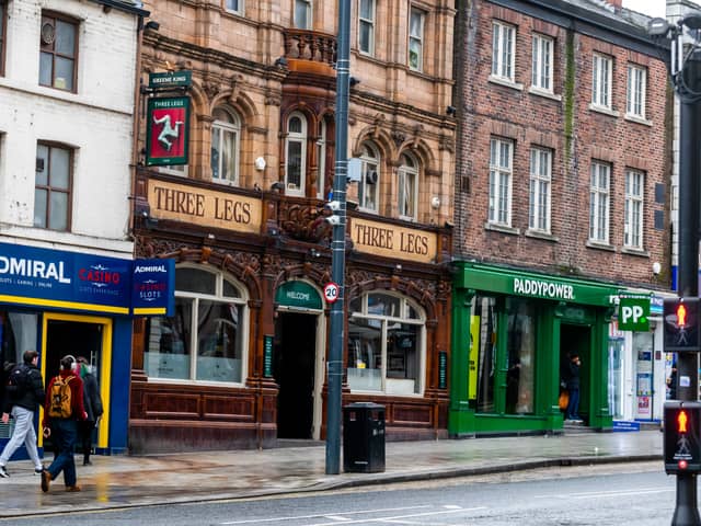 The Three Legs pub, on The Headrow, Leeds. Picture: James Hardisty.