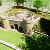 An artist's impression of what the restored Bear Pit will look like.