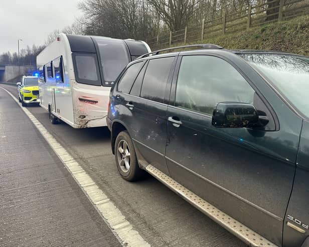 Police were "staggered" after discovering that the BMW was being driven down the M1 by an 11-year-old boy.