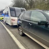 Police were "staggered" after discovering that the BMW was being driven down the M1 by an 11-year-old boy.
