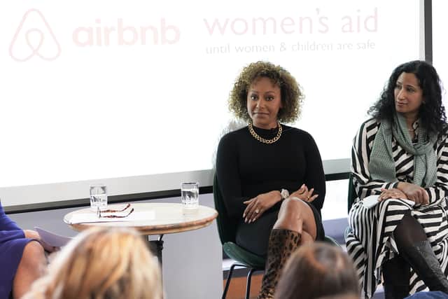 The event was held on International Women's Day in recognition of the 50th anniversary of Women's Aid (Photo by Lucy North/PA Wire)