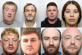 10 criminals locked up at Leeds Crown Court this week (Photos by West Yorkshire Police)