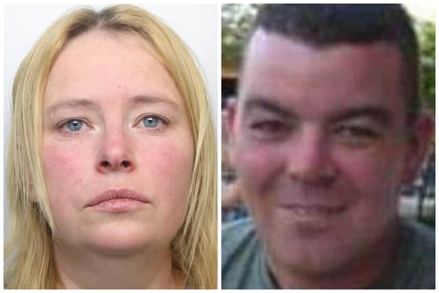 Lisa Ellwood was convicted of murdering Ryan Ellwood at their home in Wakefield. (pics by WYP)