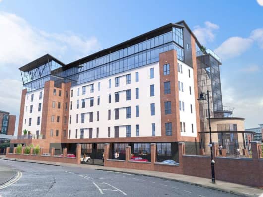 Fearns Wharf could be transformed into 82 new rental apartments. Picture by J M Construction