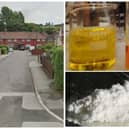 The lab capable of making kilogrammes of mephedrone was found in the outhouse of a property on Wykebeck Place. (pics by Google Maps / National World)