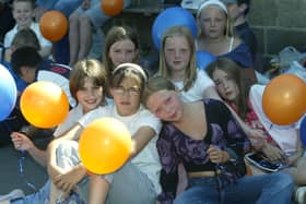 The closure of Rodley Village Primary School was marked with a balloon release in July 2007.