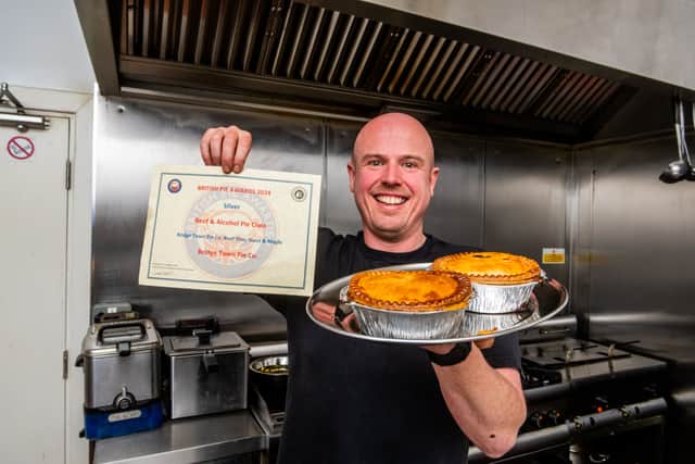 The business scooped two silver awards and one bronze trophy at the British Pie Awards 2024 (Photo by James Hardisty/National World)