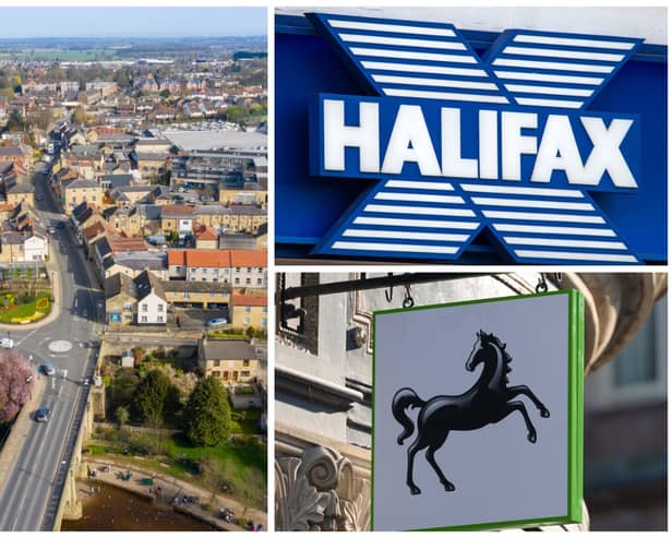 It was announced this week that Lloyds and Halifax are planning to close their current Wetherby branches in January 2025. Pictures: Adobe Stock/PA
