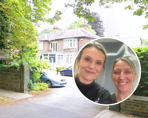 Sarah Bennette and Liane Dean, of Burton Croft Dental Care, will be offering free appointments for children later this week. Photo: Google/Liane Dean.