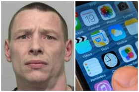 Greenall bombarded his ex partner, making threats and making vile comments. (pics by Northumbira Police / National World)