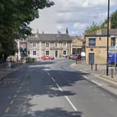 The woman was attacked with a broken bottle as she waited at the bus stop on Otley Road. (pic by Google Maps)