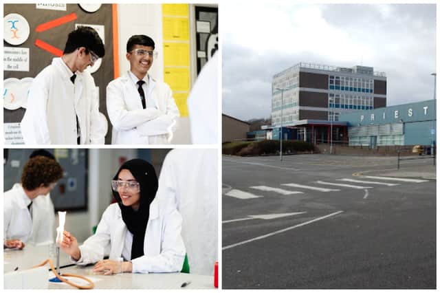 Co-op Academy Priesthorpe was rated Outstanding in ‘Personal development’ and Good in the other four categories. Pictures: Submits/Dave A - Google