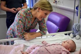Sophie, Duchess of Edinburgh, visited Leeds Children's Hospital on March 20. Photo: Leeds Teaching Hospitals NHS Trust.